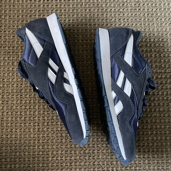 Reebok Classic Nylon Sneaker - NAVY! - Picture 3 of 7